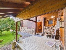 Eingangsbereich Blockholzhaus Idylle mit Pool, Kamin & Sauna: Dein t�gliches Urlaubsgef�hl