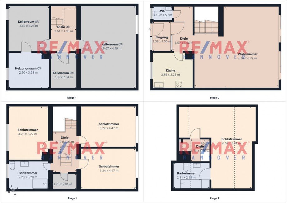 Grundriss Reihenmittelhaus Barsinghausen