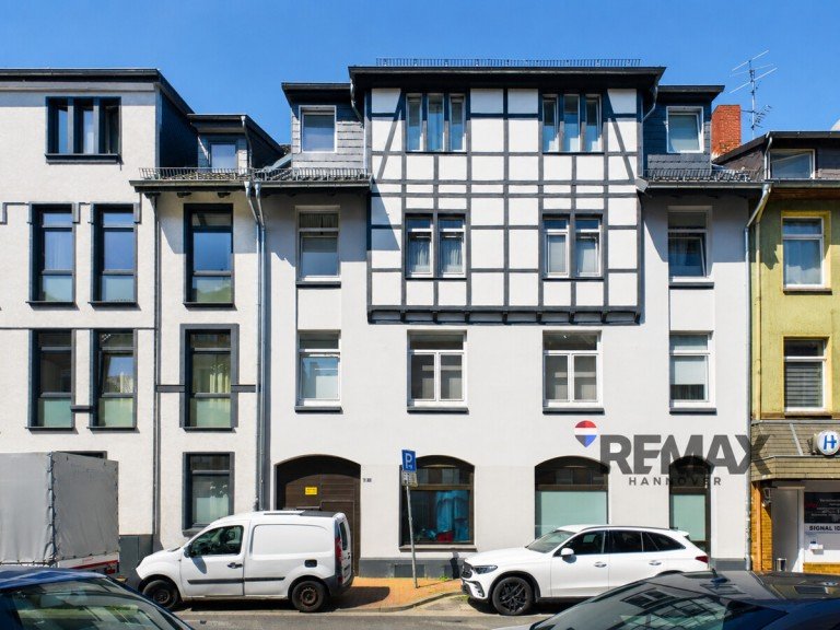 Hausansicht Hannover / Linden-S�d Mehrfamilienhaus Wohn- und Gesch�ftshaus in gefragter Lage - Modernisiert, vielseitig und mit Entwicklungspotenzial