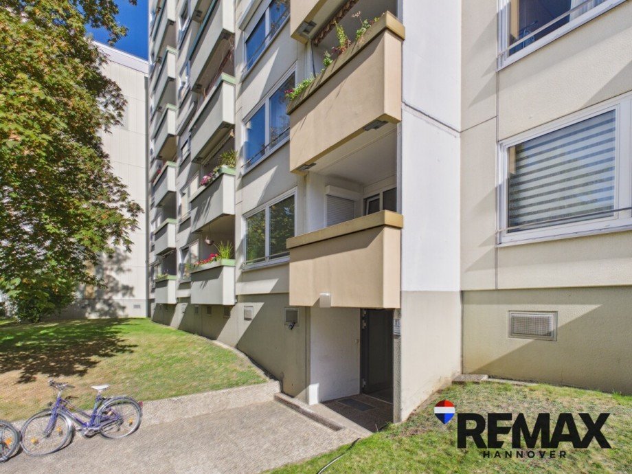 R�ckansicht Erdgeschosswohnung Laatzen