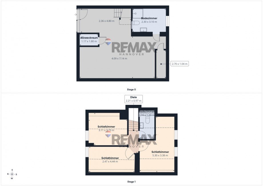 Grundriss Kl. Haus 2 Einfamilienhaus Didderse