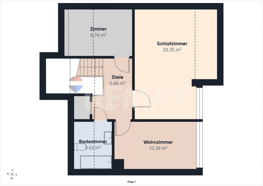 Obergeschoss Reihenmittelhaus Walsrode