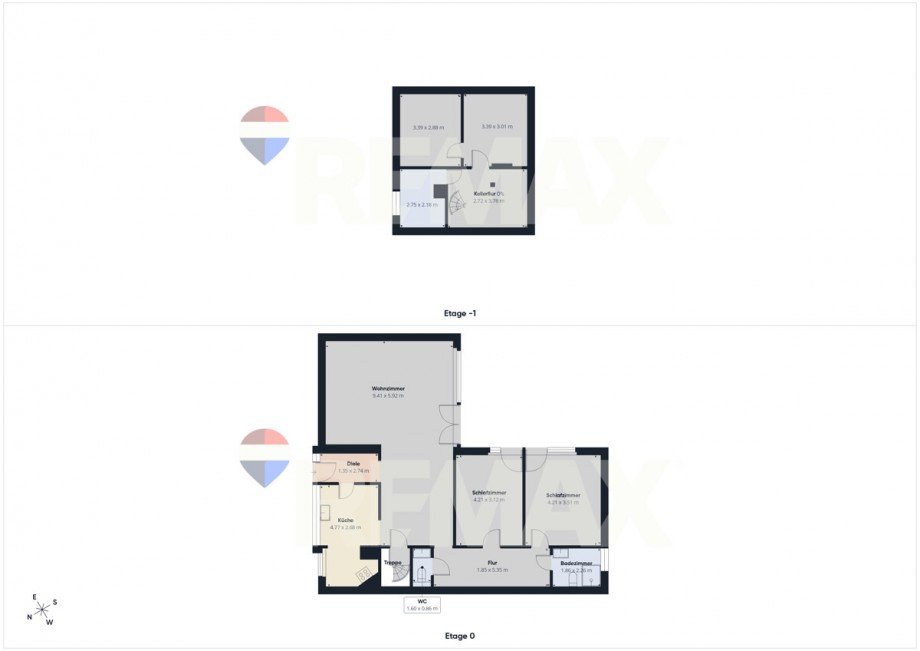 Grundrisse �bersicht Bungalow Laatzen