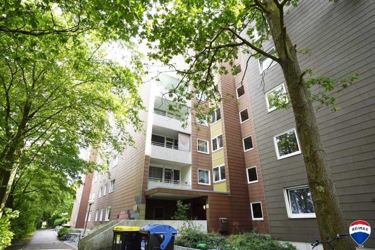 Au�enansicht Hannover Etagenwohnung N�he Mittellandkanal: Vermietete 2-Zimmer-Wohnung mit Balkon