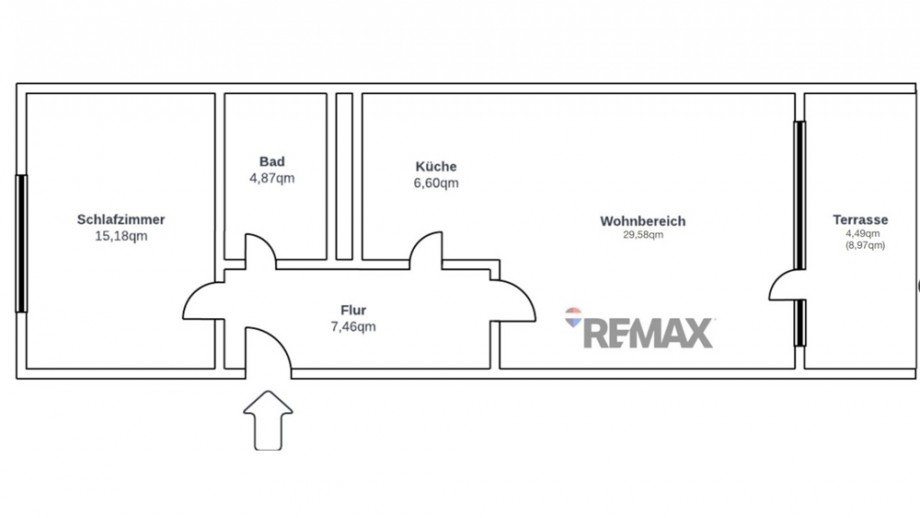 Grundriss neu Etagenwohnung Laatzen