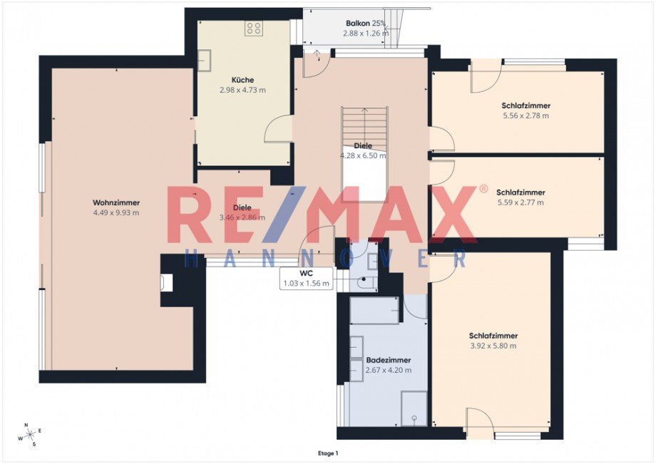 Grundriss EG Einfamilienhaus Hamb�hren