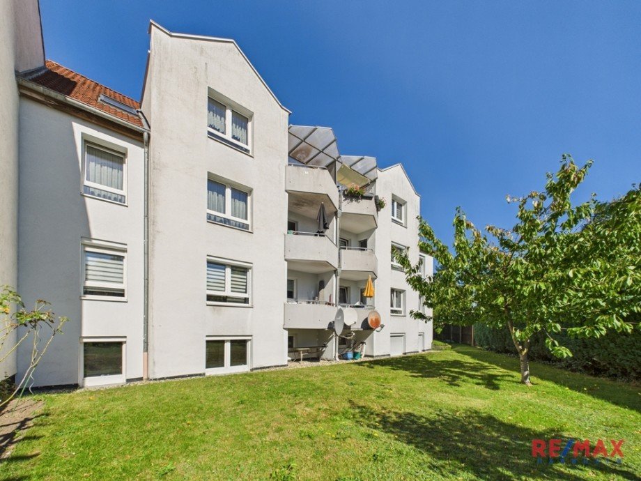 Au�enansicht (R�ckseite) Mehrfamilienhaus Hannover