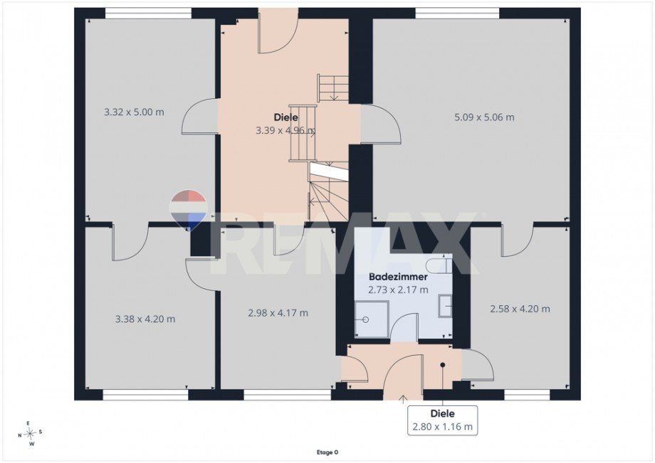 Grundriss EG Mehrfamilienhaus Bad Grund (Harz)