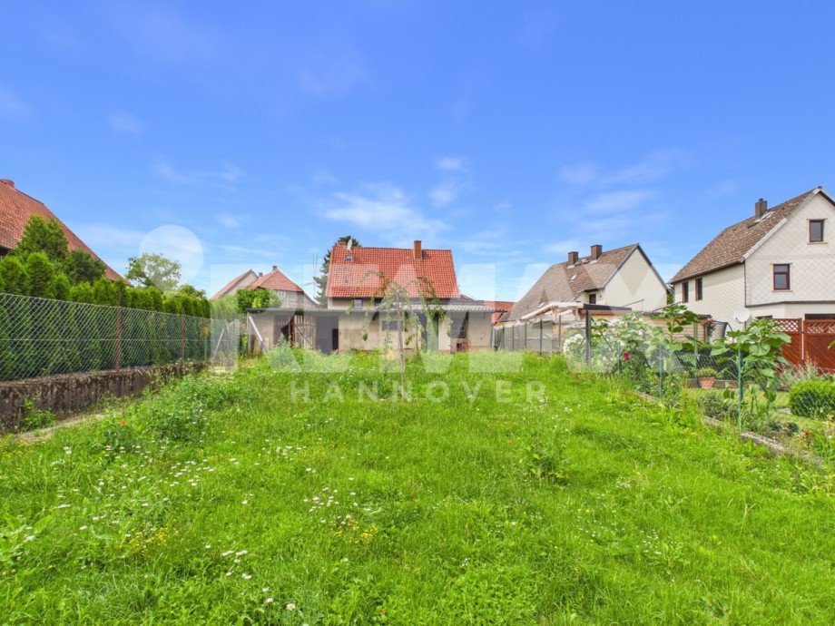 Gartenblick auf das Haus Einfamilienhaus Bockenem / Ortshausen