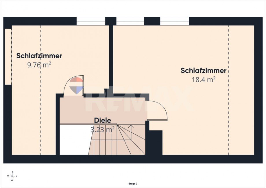 Grundriss 2. OG Reihenendhaus Ronnenberg