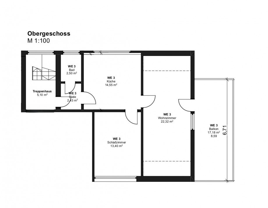 Grundriss Etagenwohnung Hannover