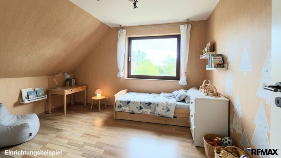 Kinderzimmer gestaged Maisonettewohnung Nordstemmen / Barnten