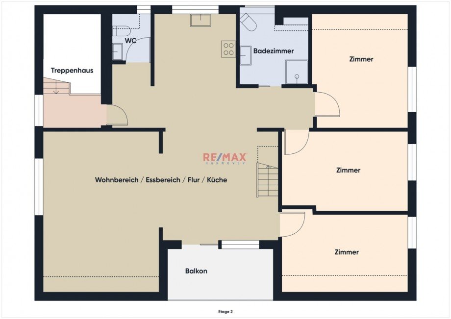 Grundriss Maisonettewohnung Nordstemmen / Barnten