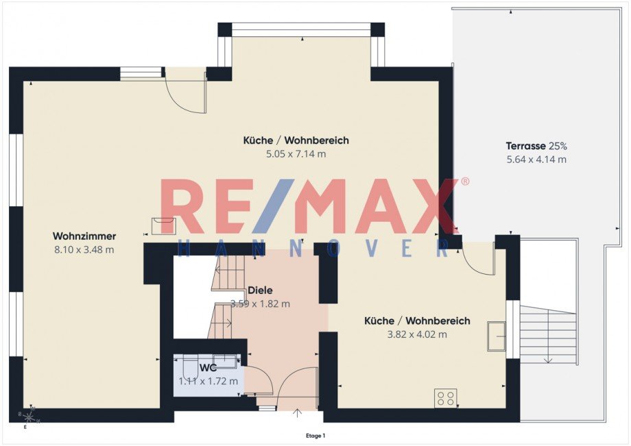 Grundriss EG Einfamilienhaus Barsinghausen / Bantorf