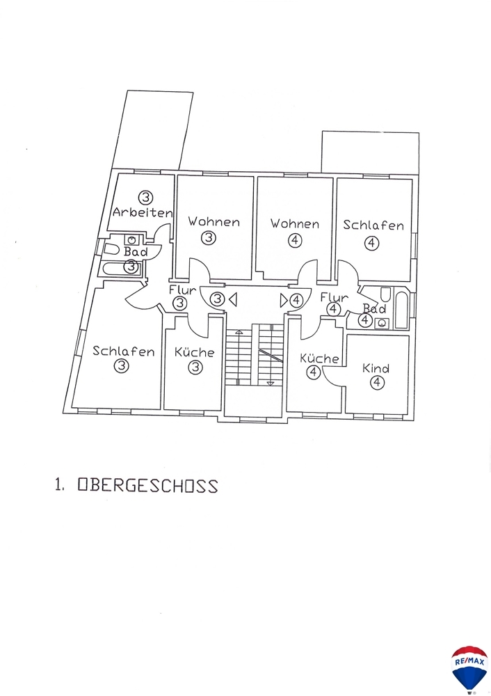 1 Obergeschoss Mehrfamilienhaus Langenhagen
