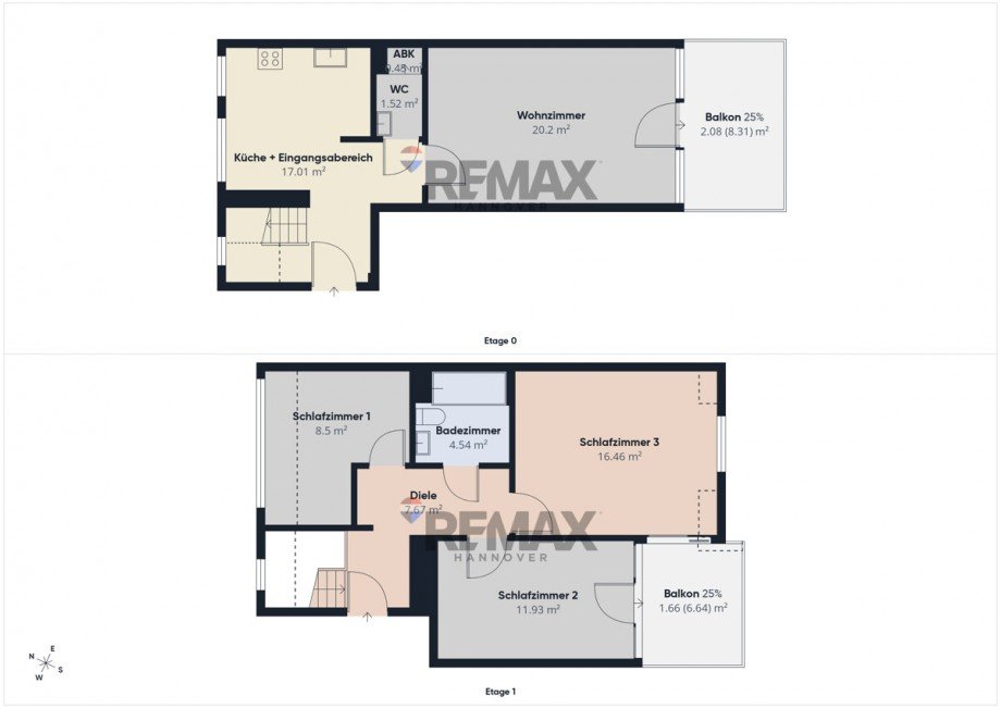Gesamt Maisonettewohnung Hannover