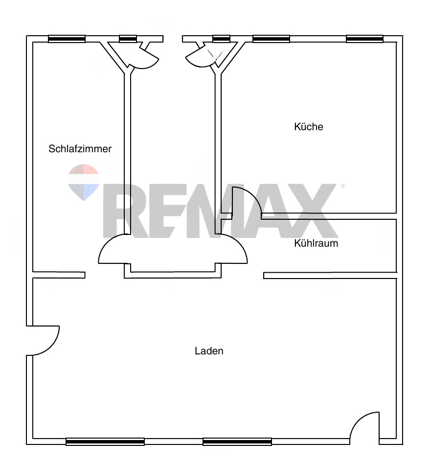 Grundriss EG Mehrfamilienhaus Hannover / Linden-S�d