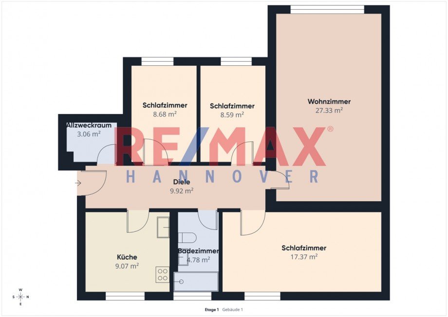 Grundriss Etagenwohnung Springe