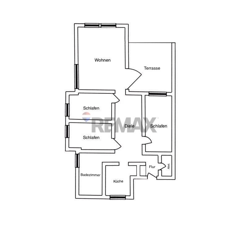 Grundriss Etagenwohnung Hannover
