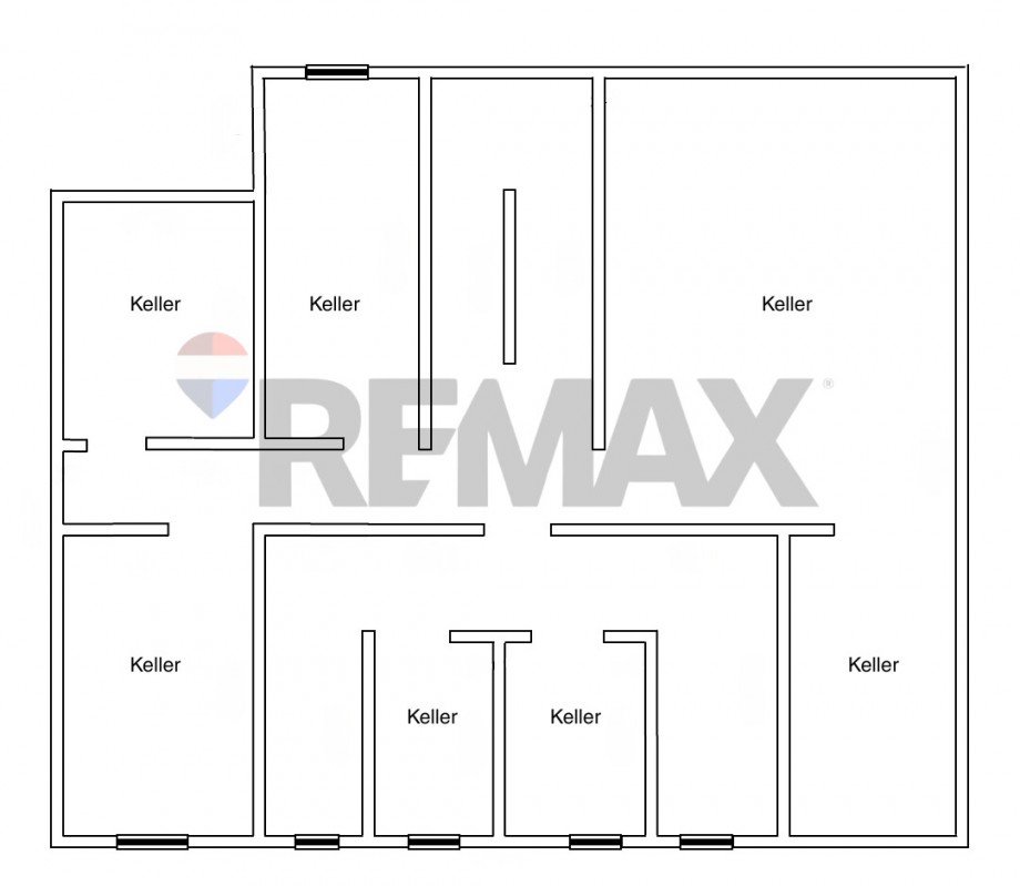 Grundriss Keller Mehrfamilienhaus Hannover / Linden-S�d