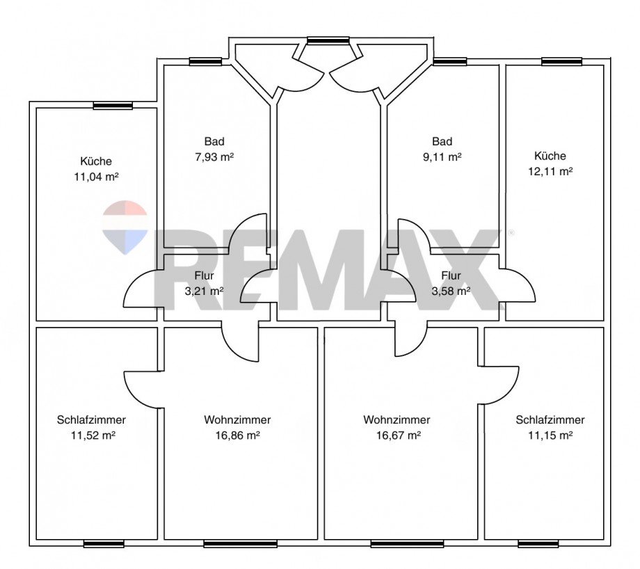 Grundriss DG Mehrfamilienhaus Hannover / Linden-S�d