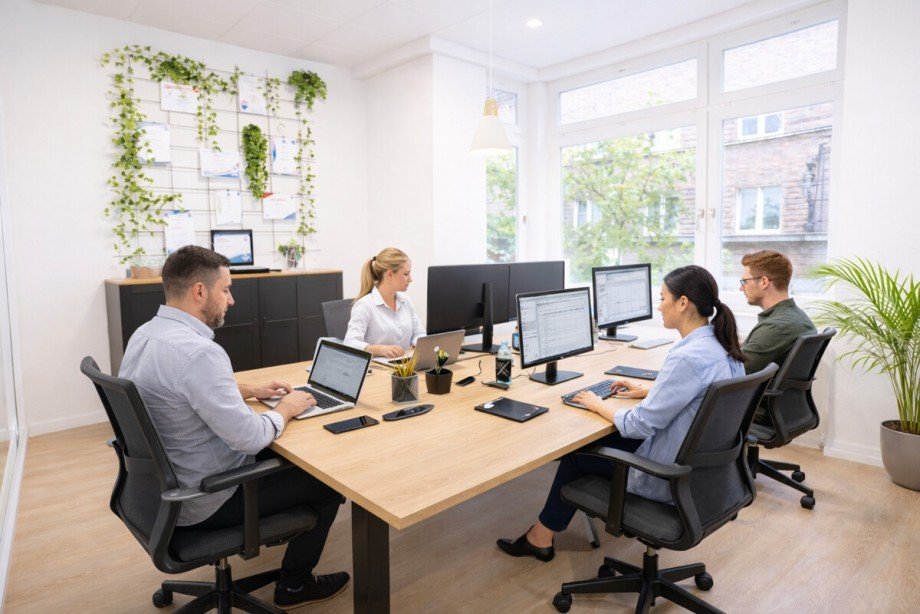 B�ro mit Blick zur Lister Meile B�rofl�che Hannover