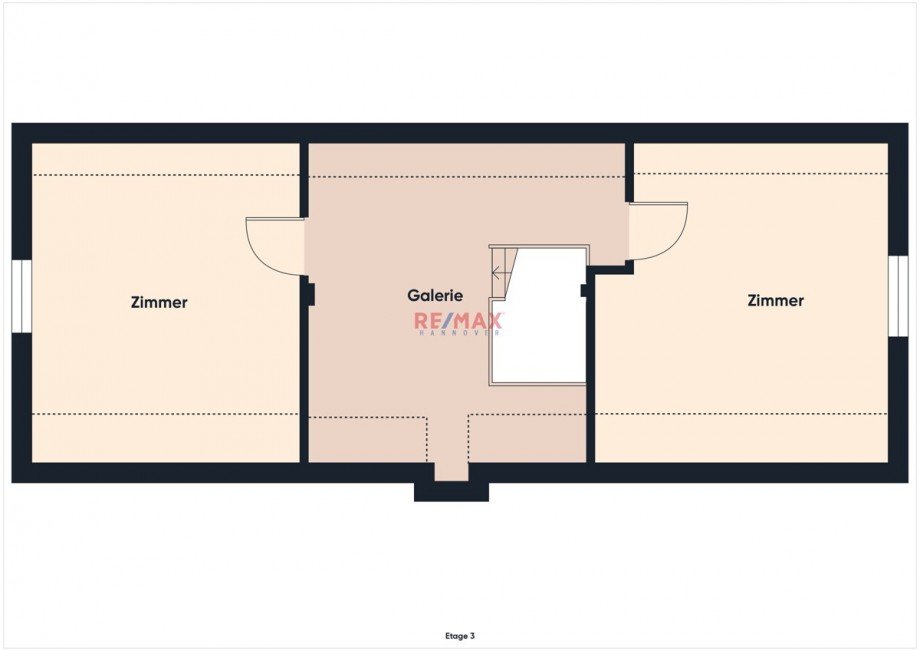 Grundriss Dach Maisonettewohnung Nordstemmen / Barnten