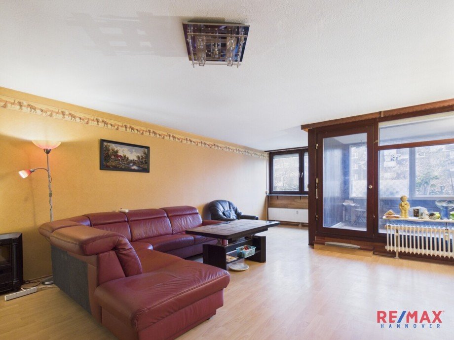 Wohnzimmer Etagenwohnung Hannover