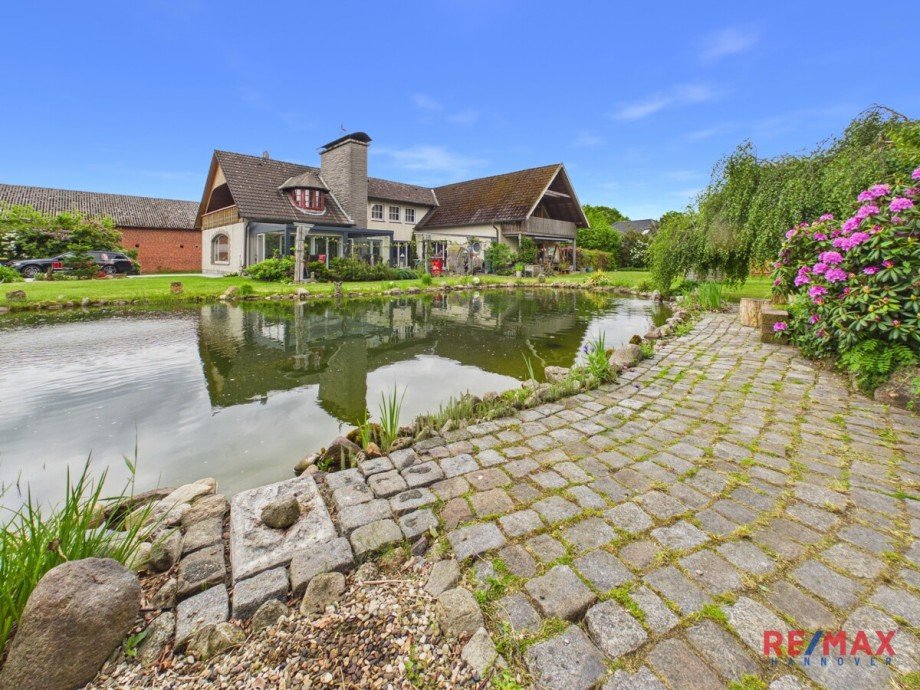 Garten-Teich Zweifamilienhaus Walsrode / Kirchboitzen