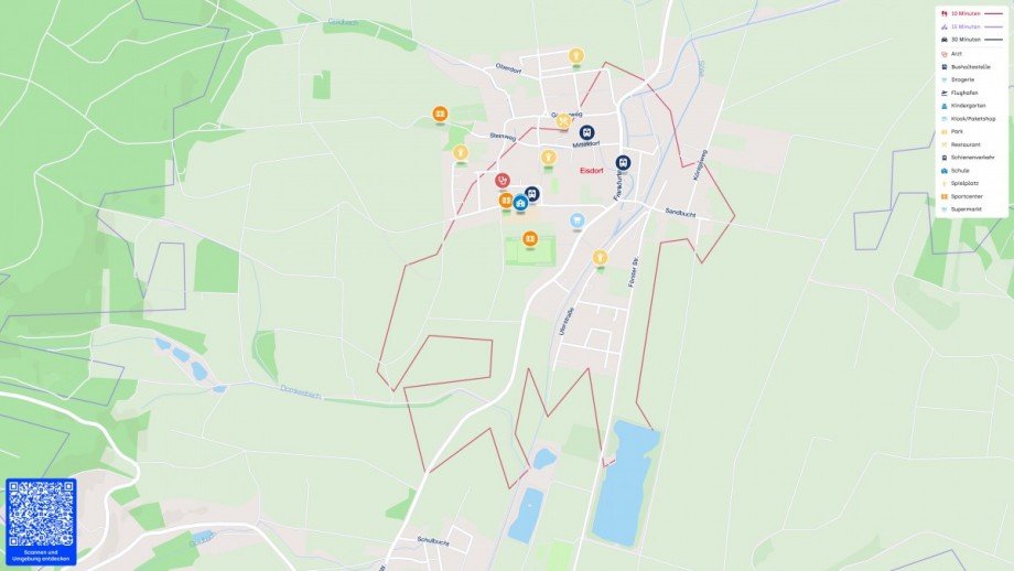 Lageplan Erdgeschosswohnung Bad Grund (Harz)