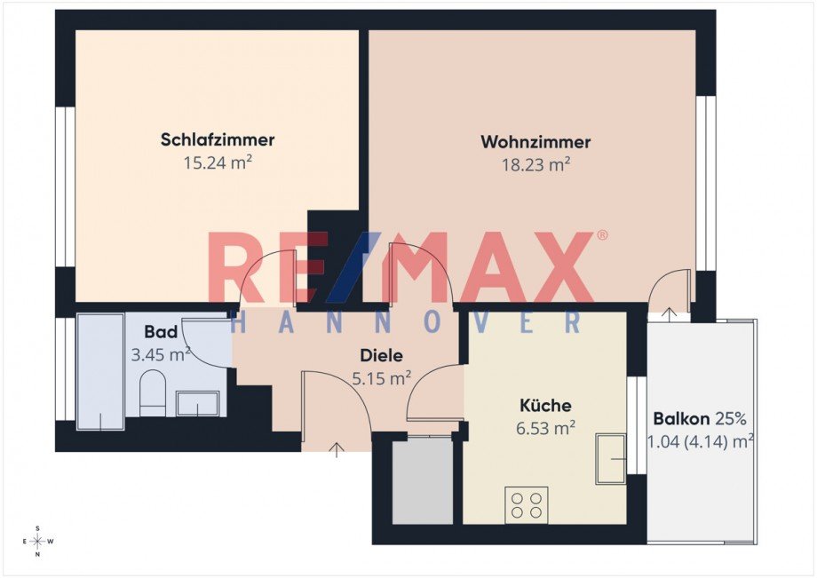 Grundriss Etagenwohnung Hannover