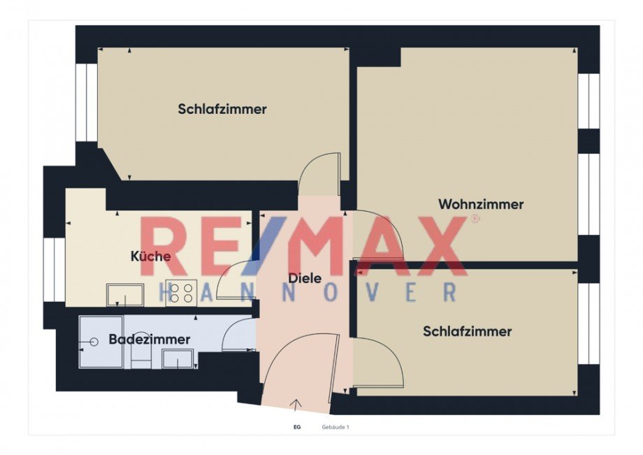 Grundriss Erdgeschosswohnung Hannover