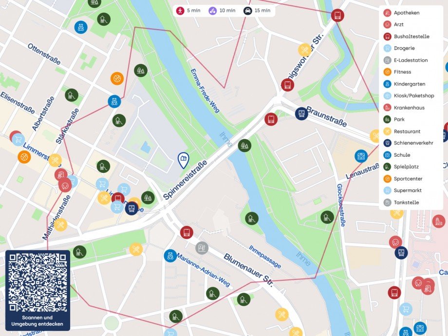 Lageplan Etagenwohnung Hannover