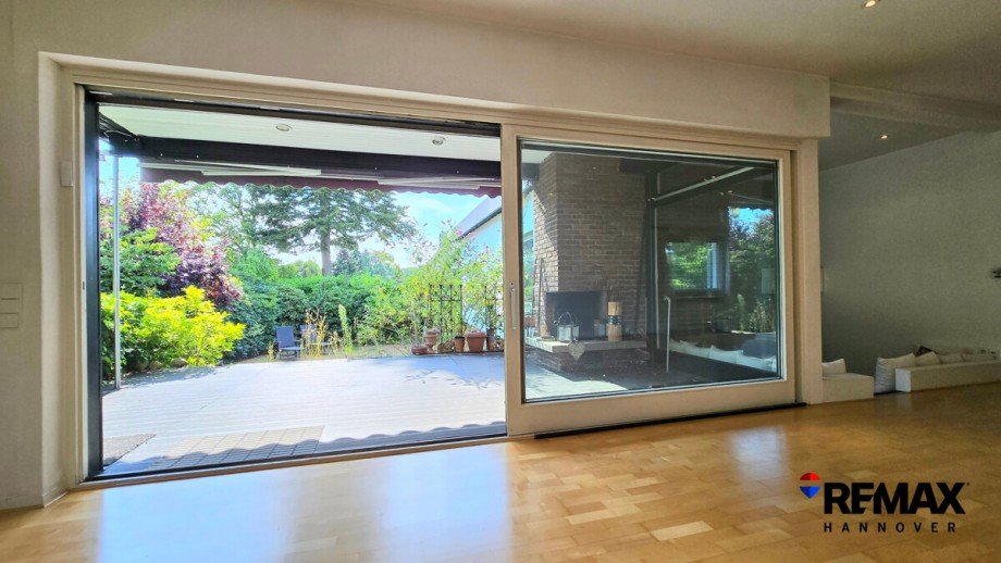 Wohnzimmer Terrasse Bungalow Hannover / Gro�-Buchholz