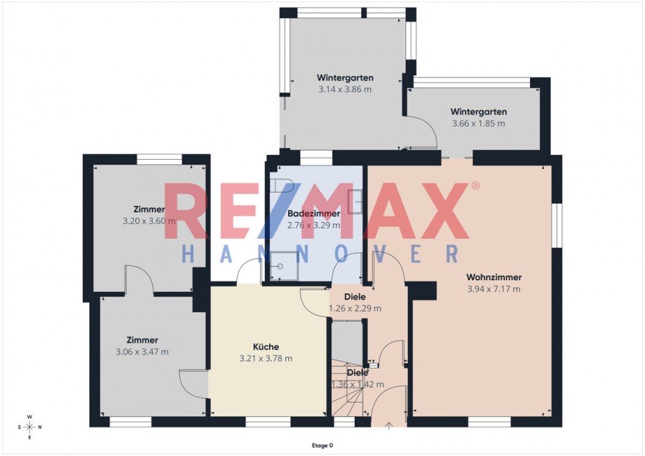 Erdgeschoss Zweifamilienhaus Schwarmstedt / Grindau