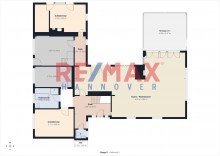 Grundriss EG Landhaus mit Neubau, Ferienwohnung, Wintergarten & Photovoltaik auf gro�em Grundst�ck