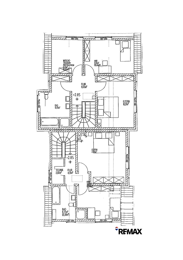 Grundriss DG Zweifamilienhaus Burgdorf