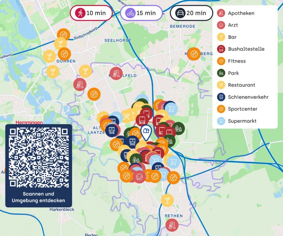 Lageplan Etagenwohnung Laatzen