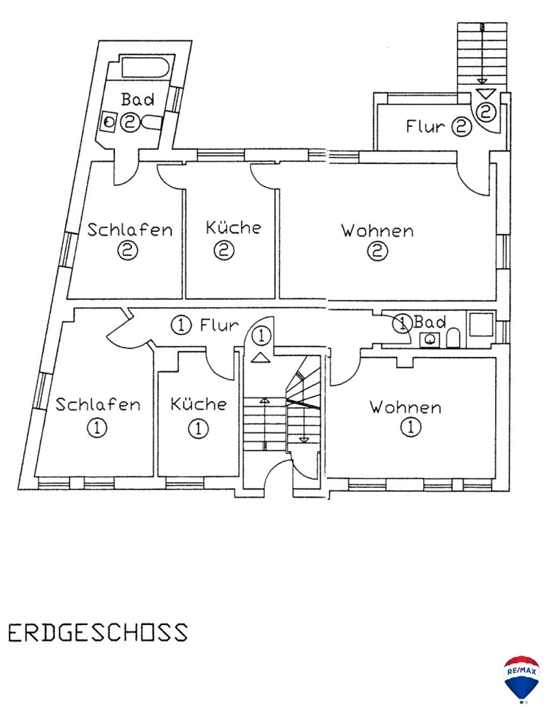 Erdgeschoss_iOS Mehrfamilienhaus Langenhagen