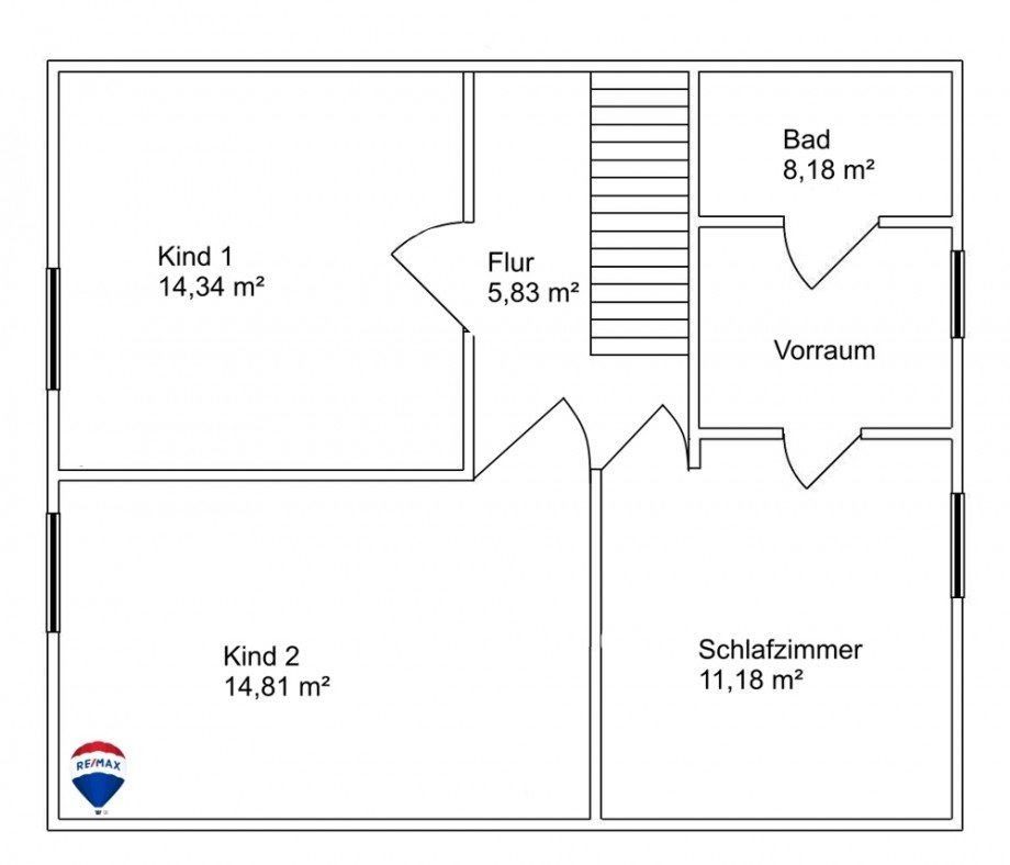 Grundriss DG Einfamilienhaus Hohne