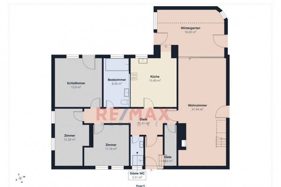 Erdgeschoss Einfamilienhaus Algermissen-Bledeln