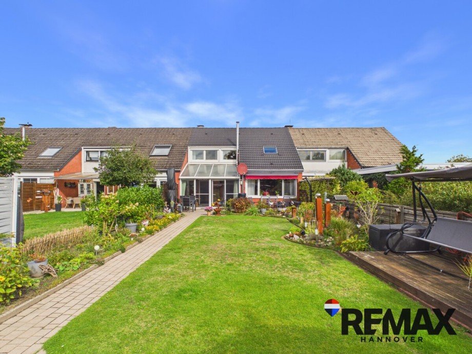 R�ckansicht Reihenmittelhaus Walsrode