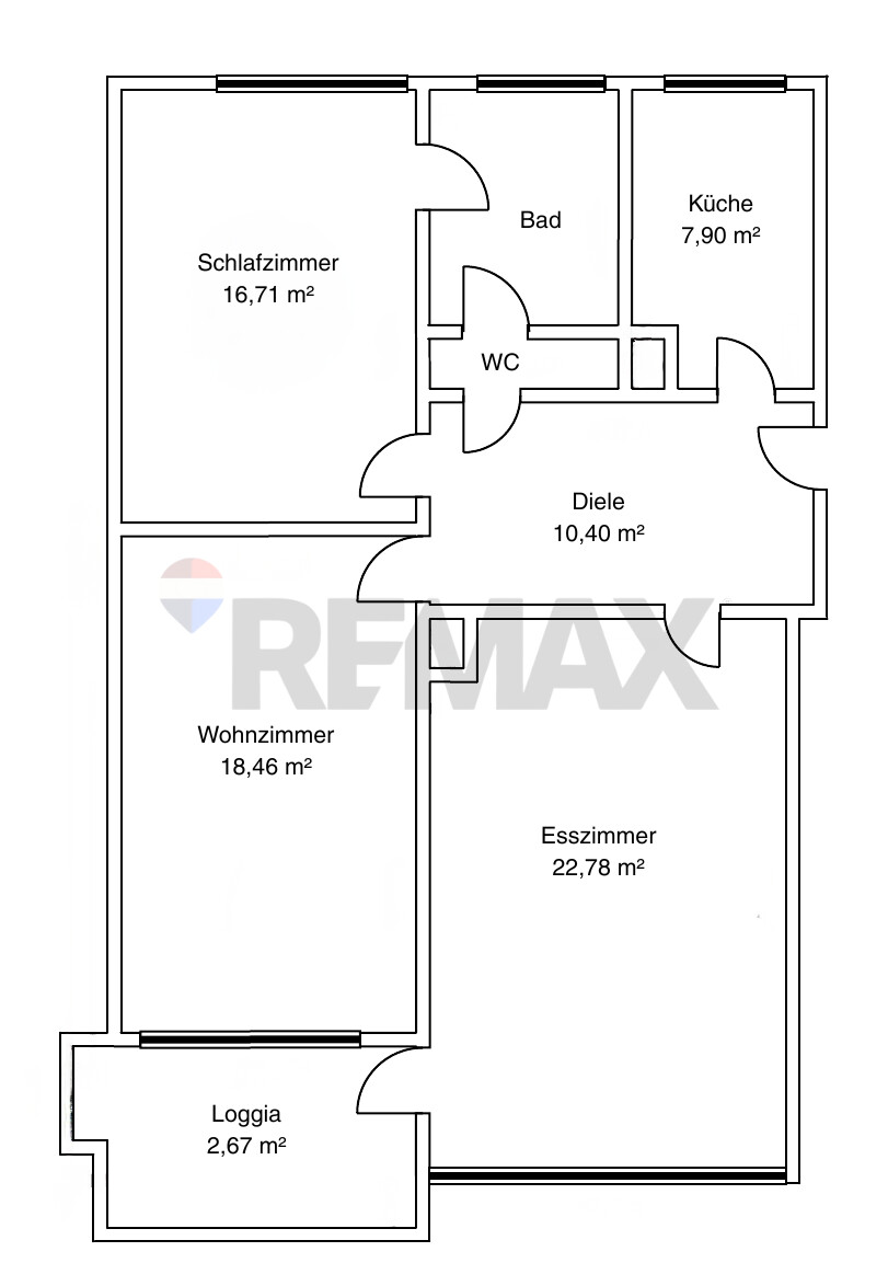 Grundriss Etagenwohnung Hannover-D�hren