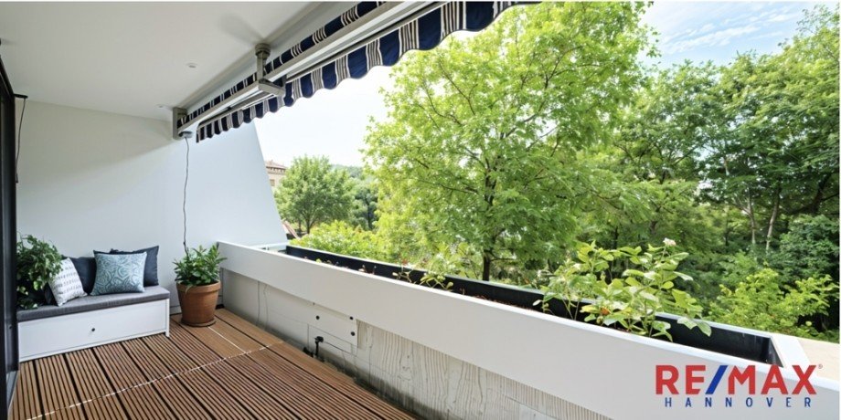 Balkon gestaged Etagenwohnung Laatzen