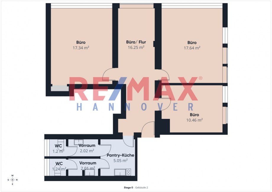 Grundriss B�rofl�che Springe