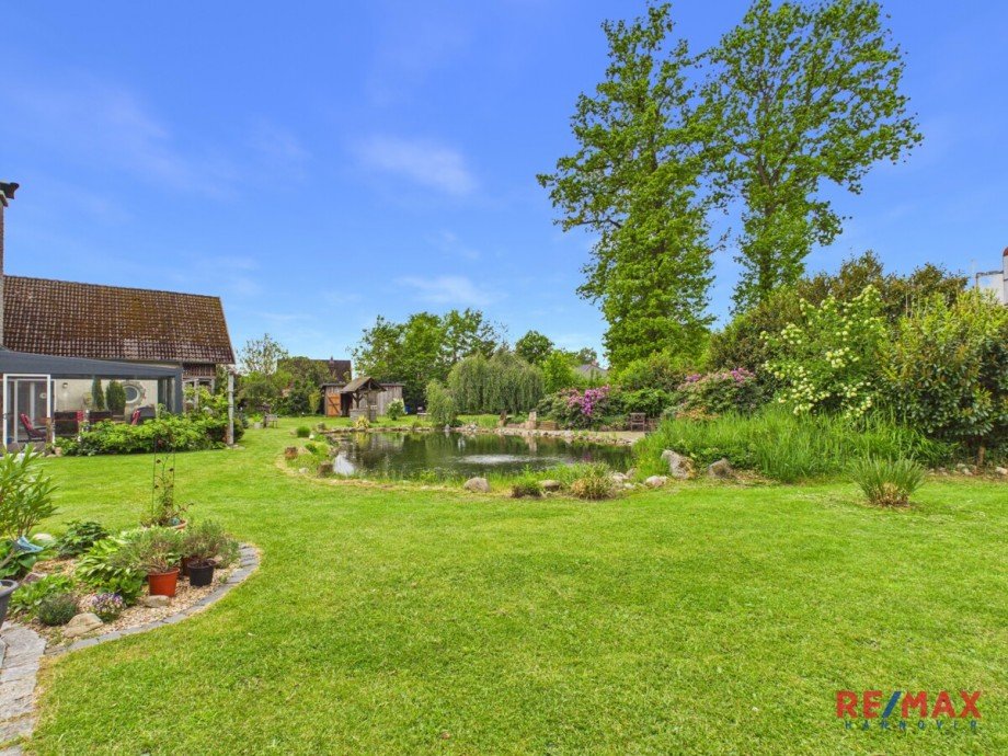 Garten-Teich Zweifamilienhaus Walsrode / Kirchboitzen