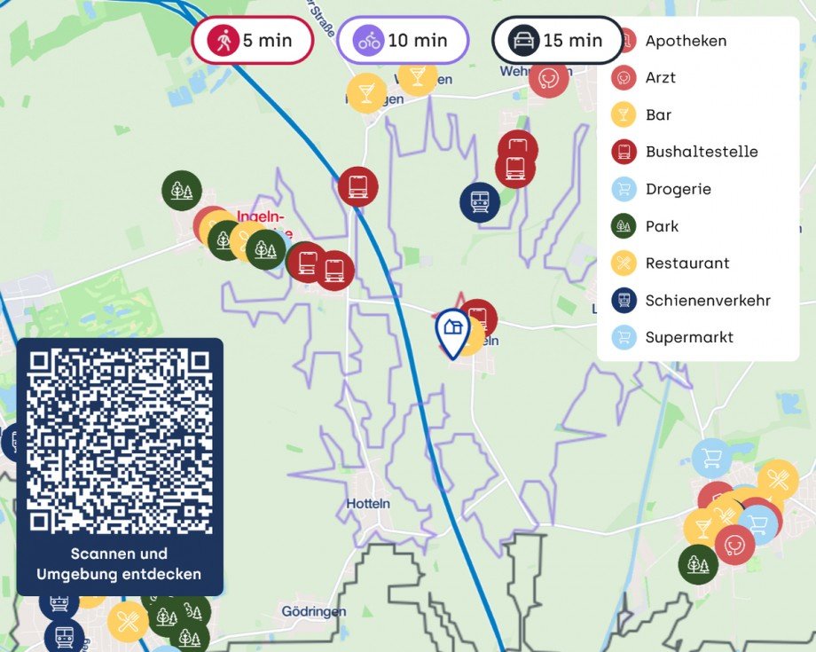 Lageplan Einfamilienhaus Algermissen-Bledeln