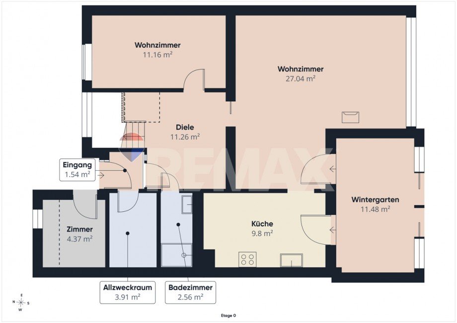 Erdgeschoss Reihenmittelhaus Walsrode