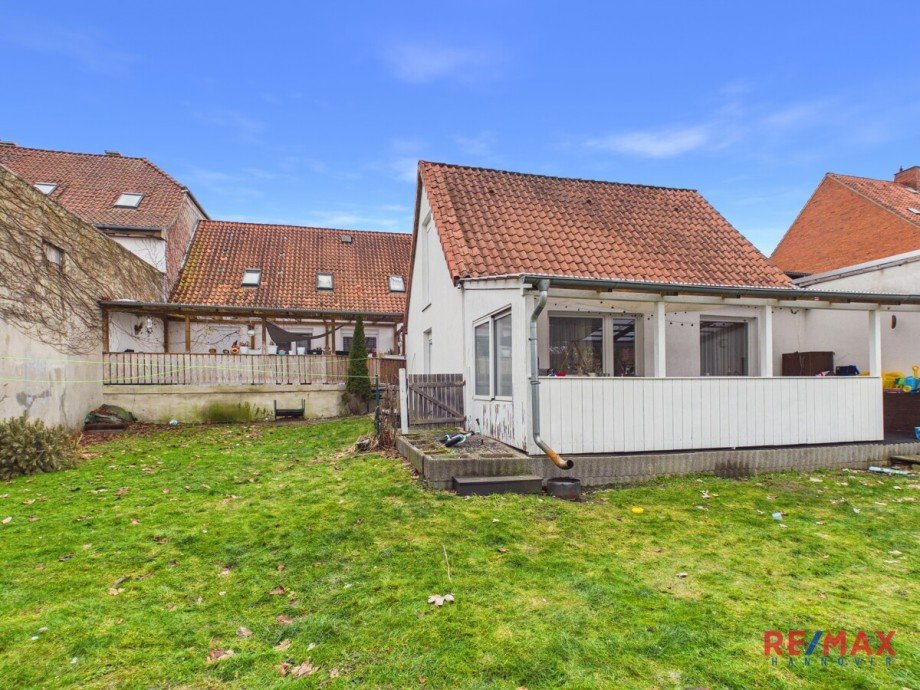 Gartenansicht Zweifamilienhaus Walsrode