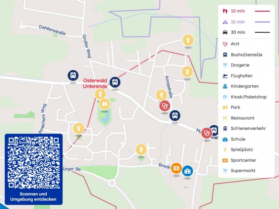 Lageplan Wohngrundst�ck Garbsen